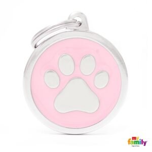 Chapita My Family Gold Big Glitter Circle Black Bone