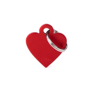 Chapita My Family Small Heart Aluminum Red