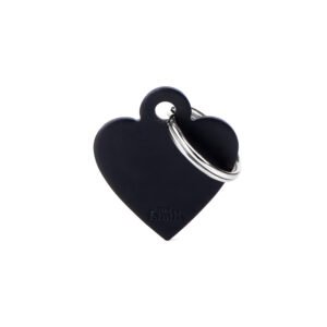 Chapita My Family Small Heart Aluminum Black