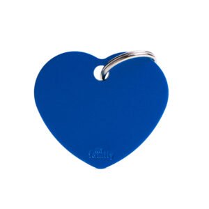 Chapita My Family Big Heart Aluminum Blue