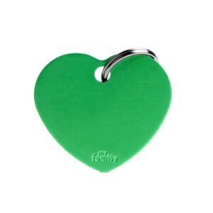 Chapita My Family Big Heart Aluminum Green