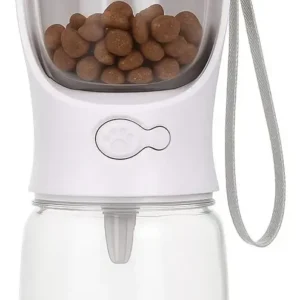 Botella Paseo dispensadora de Agua y Alimento | 350ml