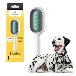Beepaw Cepillo Brush-e Pelo Corto | Celeste