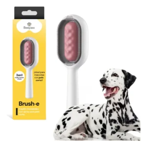 Beepaw Cepillo Brush-e Pelo Corto | Rosa