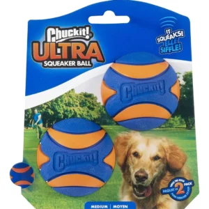 Chuckit! Ultra Squeaker Ball Pack X2