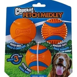 Chuckit! Fetch Ball Medley Pack x 3
