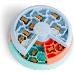 Juego Interactivo De Rompecabezas Para Perros Y Alimentador