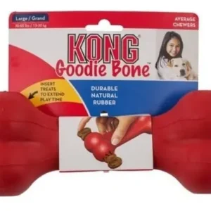 Kong Juguete Rellenable Para Perros Goodie Bone Large Rojo