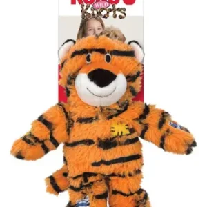 Kong Juguete Para Perro Tigre Naranja Grande Con Sonido