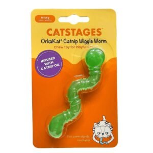 Catstages Orkakat Catnip Wiggle Worm