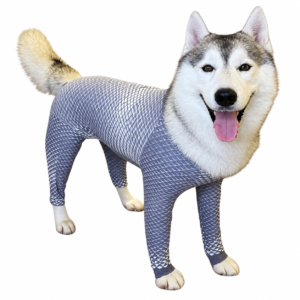 Pet Med Ropa Protectora para Cuerpo y Extremidades para los Perros | Gris