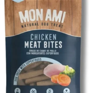 Mon Ami Snacks Para Perros Meat Bites Pollo 200 Gr Premium