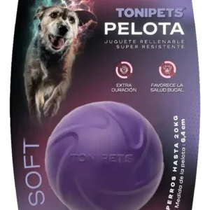 Tonipets Pelota Interactiva Rellenable Soft Resistente Perro