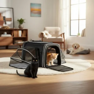 Bolso Expansible con Carpa para Mascotas
