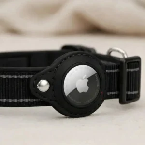 Collar Perro Soporte Airtag Gps Rastreador Reforzado Unipet