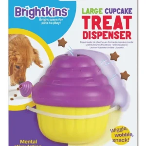 Brightkins Cupcake Treat Dispensador Juguete Interactivo Perros