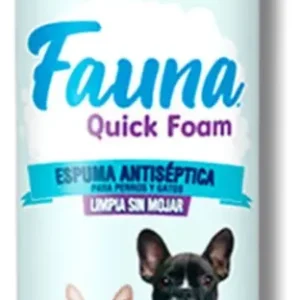 Espuma Baño Seco Antiséptica Fauna Quick Foam Para Mascotas | 210ml