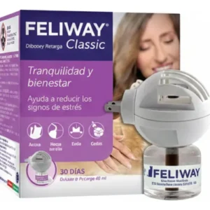 Feliway Classic Gatos Difusor + Respuesto Feromonas Anti Estrés | 48ml