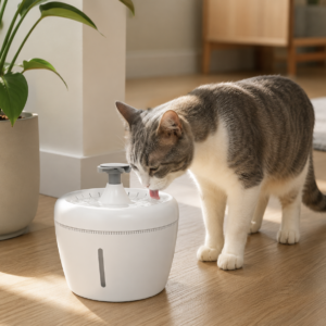 Bebedero Fuente De Agua Beepaw Fount-e 2.5l Gatos Perros Color Blanco