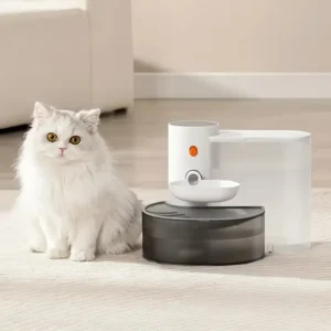 Bebedero Automático Fuente Para Gatos Sin Filtro Bateria Recargable 3L