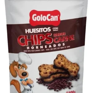 Golocan Golosinas Perro Bocaditos Chips de Carne | 500grs