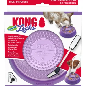 Kong Licks Spinz Pequeño Alfombra Para Lamer Perros Y Gatos