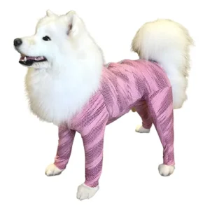 Pet Med Ropa Protectora para Cuerpo y Extremidades para los Perros | Rosa
