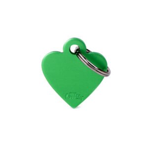 Chapita My Family Small Heart Aluminum Green
