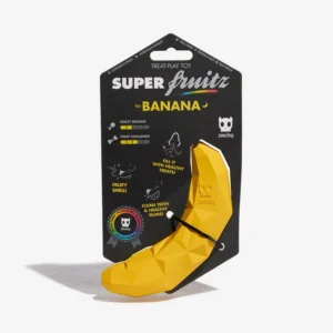 Zeedog Juguetes Super Fruits Banana Para Mascotas